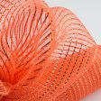 21  Poly Deco Mesh: Wide Foil Metallic Orange Online Hot Sale