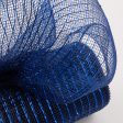 10  Poly Deco Mesh: Metallic Navy Royal Online