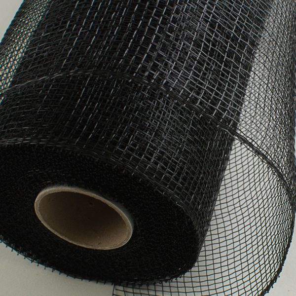 21  Poly Deco Mesh: Black Hot on Sale