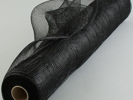 21  Poly Deco Mesh: Black Hot on Sale