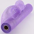 21  Poly Deco Mesh: Wide Foil Metallic Lavender For Sale