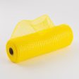 10  Poly Mesh Roll: Metallic Daffodil Yellow Online now