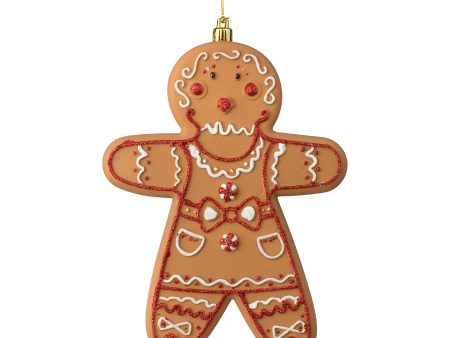 8  Glitter Gingerbread Ornament Cheap