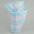 10  Paper Mesh Roll: Pink Blue Plaid (10 Yards) Online