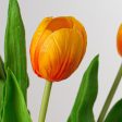 13  Realistic Touch Tulip Bouquet: Orange (5) Cheap