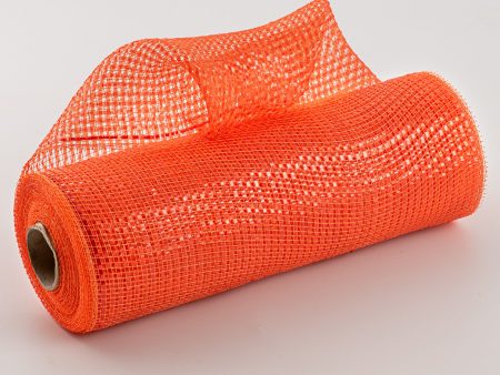 10  Poly Mesh Rolls: Deluxe Wide Foil Orange Online Hot Sale