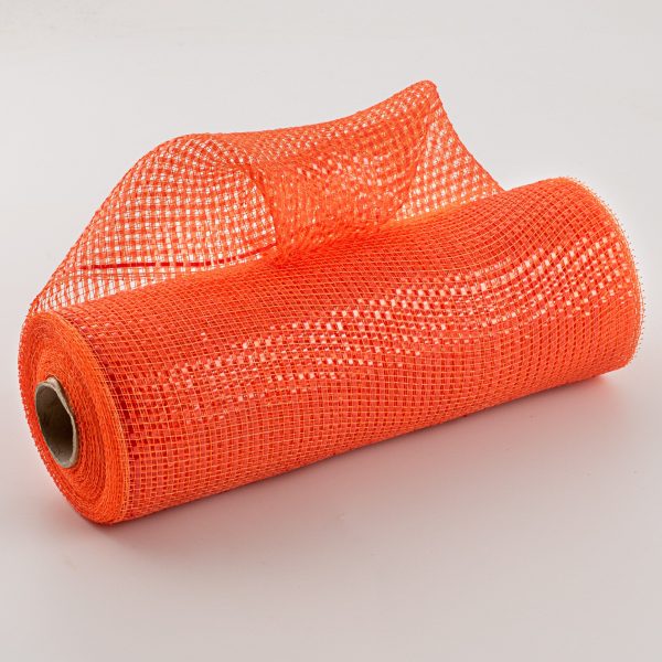 10  Poly Mesh Rolls: Deluxe Wide Foil Orange Online Hot Sale