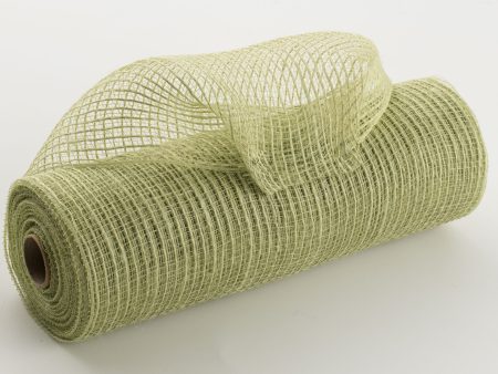 10  Burlap Deco Mesh: Mint Green (10 Yards) For Sale