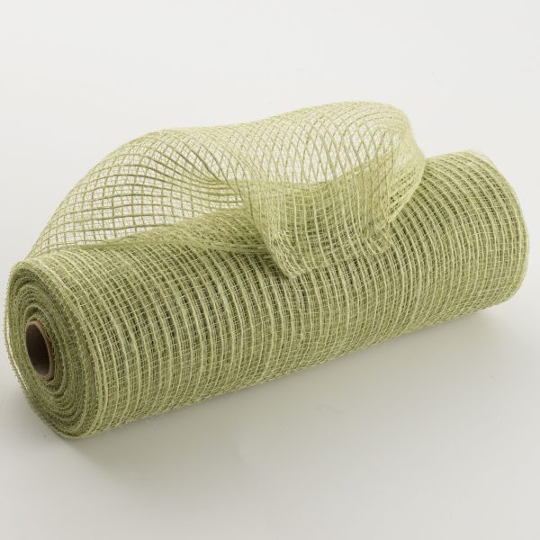 10  Burlap Deco Mesh: Mint Green (10 Yards) For Sale