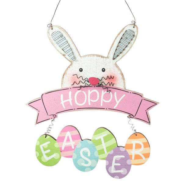 14  Hoppy Easter Bunny Sign on Sale