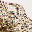 10  Poly Deco Mesh: Deluxe Wide Mardi Gras Stripe Fashion