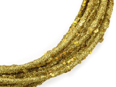 Wired Glamour Rope: Metallic Gold (25 Feet) Online