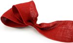 4  Wired Edge Burlap Ribbon: Red (10 Yards) Online Hot Sale