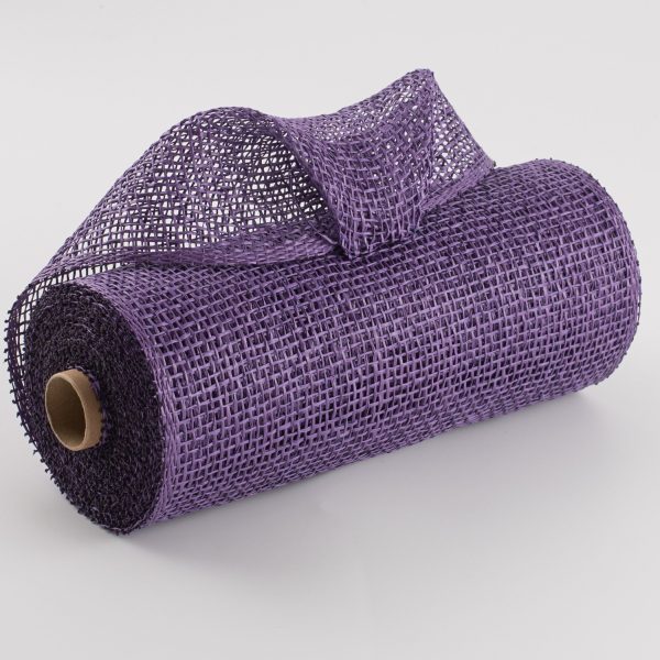 10  Poly Burlap Mesh: Purple Online now