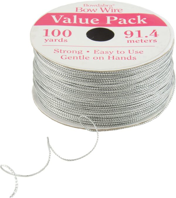 100 Yard Bowdabra Wire Roll: Silver For Cheap