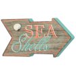 10  Sea Shells Arrow Block Sign Fashion