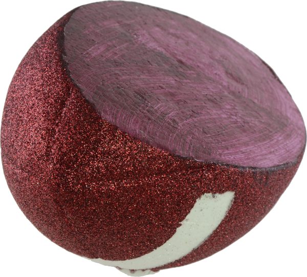 11  Football Accent: Metallic Glitter Maroon & White Online Sale