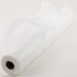 21  Poly Deco Mesh: Metallic White Iridescent on Sale