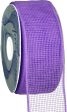 2.5  Poly Deco Mesh Ribbon: Lavender For Discount