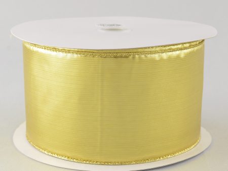 4  Gold Lamé Ribbon (50 Yards) Supply