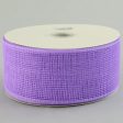 2.5  Poly Deco Mesh Ribbon: Lavender For Discount