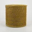 4  Burlap Ribbon: Olive Green (10 Yards) For Cheap