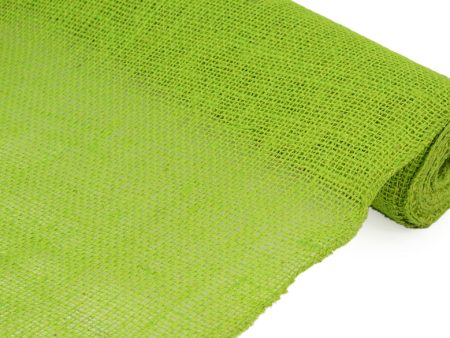 20  Burlap Fabric Roll: Apple Green (10 Yards) Discount