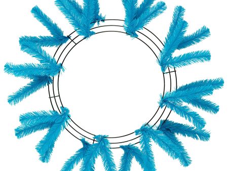 15-24  Work Wreath Form: Turquoise For Discount