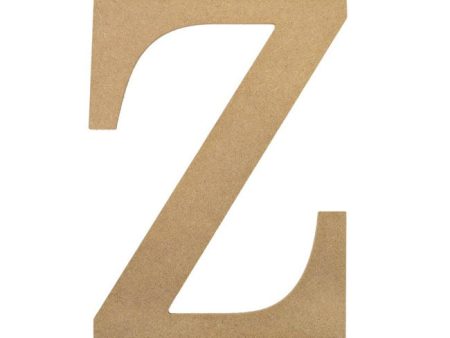 10  Decorative Wood Letter: Z Sale