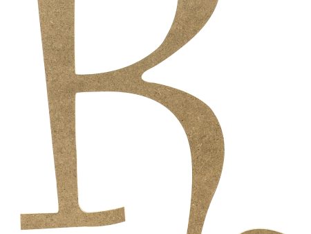 14  Decorative Wooden Curly Letter: R Cheap