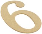 10  Decorative Wood Number: 6 Supply