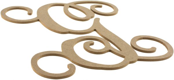 12  Wood Letter Vine Monogram: G Sale