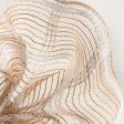 10  Snowdrift Jute Check Deco Mesh: Natural & White For Cheap