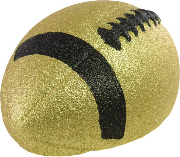 11  Football Accent: Metallic Glitter Gold & Black on Sale