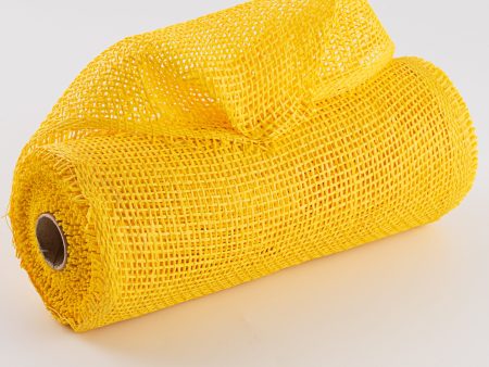 10  Paper Mesh Roll: Yellow (10 Yards) For Sale