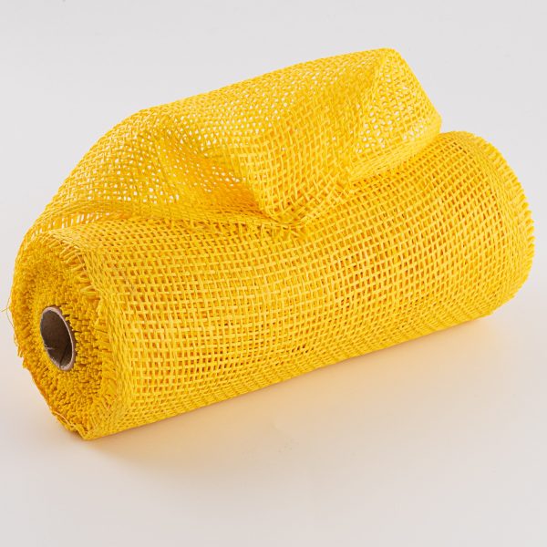 10  Paper Mesh Roll: Yellow (10 Yards) For Sale