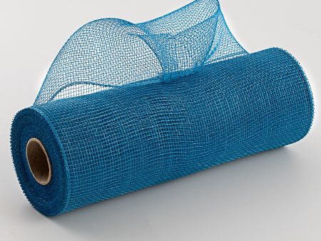 10  Poly Deco Mesh: Denim Blue (10 Yards) on Sale