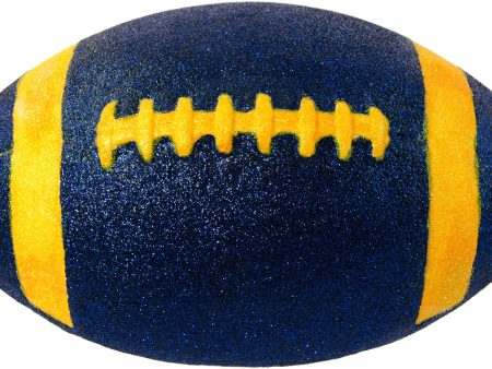 11  Football Accent: Metallic Glitter Navy Blue & Gold Discount