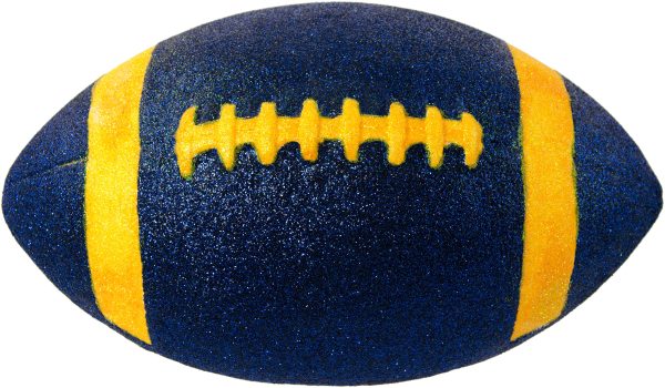 11  Football Accent: Metallic Glitter Navy Blue & Gold Discount