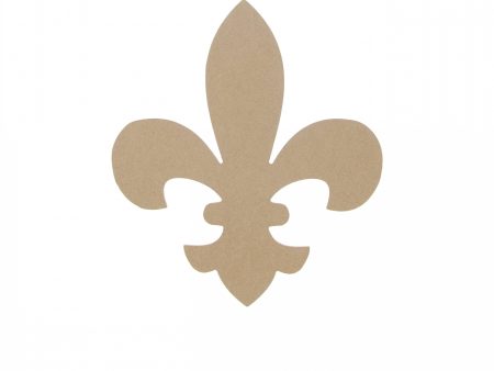 10  Wooden Fleur De Lis Decoration: Natural Hot on Sale