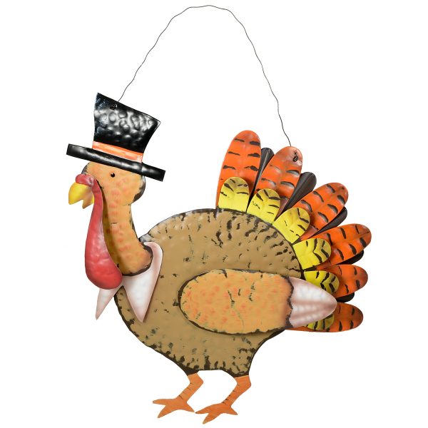 16  Metal Turkey Hanging Decoration Hot on Sale