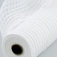 21  Snowdrift Deco Mesh: White (10 Yards) Online Hot Sale