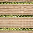 10  Poly Jute Deco Mesh: Natural & Lime Green Metallic Stripe (10 Yards) Cheap