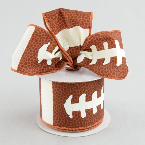 2.5  Football Laces Ribbon (10 Yards) Hot on Sale