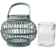 14  Wood & Glass Round Lantern Online