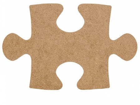 10  Wooden Puzzle Piece Decoration: Natural Online Hot Sale