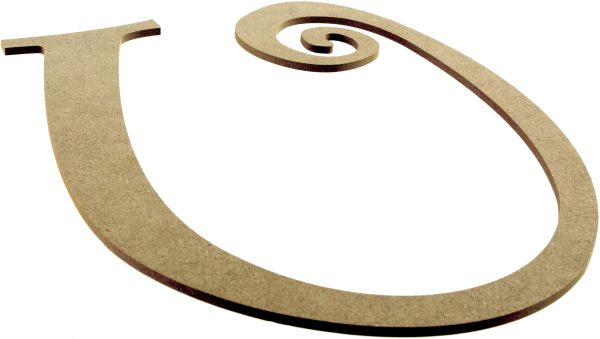 14  Decorative Wooden Curly Letter: U Online