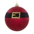 100MM Santa Belly Metallic Glitter Ball Ornament Online Hot Sale