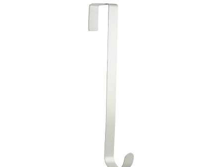 12  Metal Over The Door Wreath Hanger: White Online now