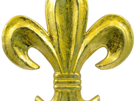 16  Gold Leaf Fleur De Lis Decoration Online Hot Sale